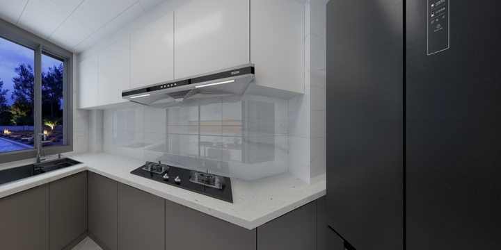 花开1-葛店新城140平（美式）-装修设计方案