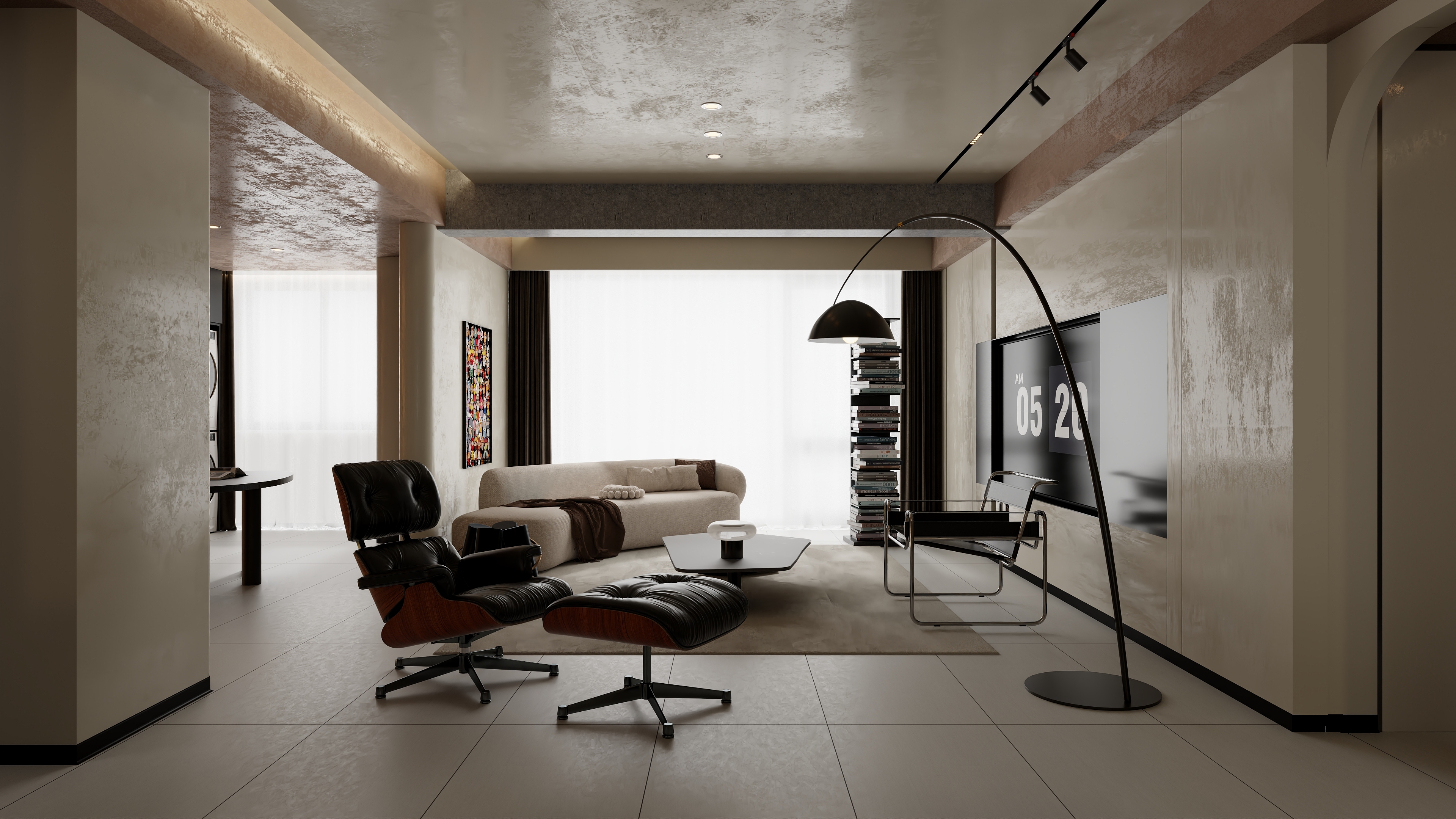 骑摩托的装修仔-中航城1期装修效果图