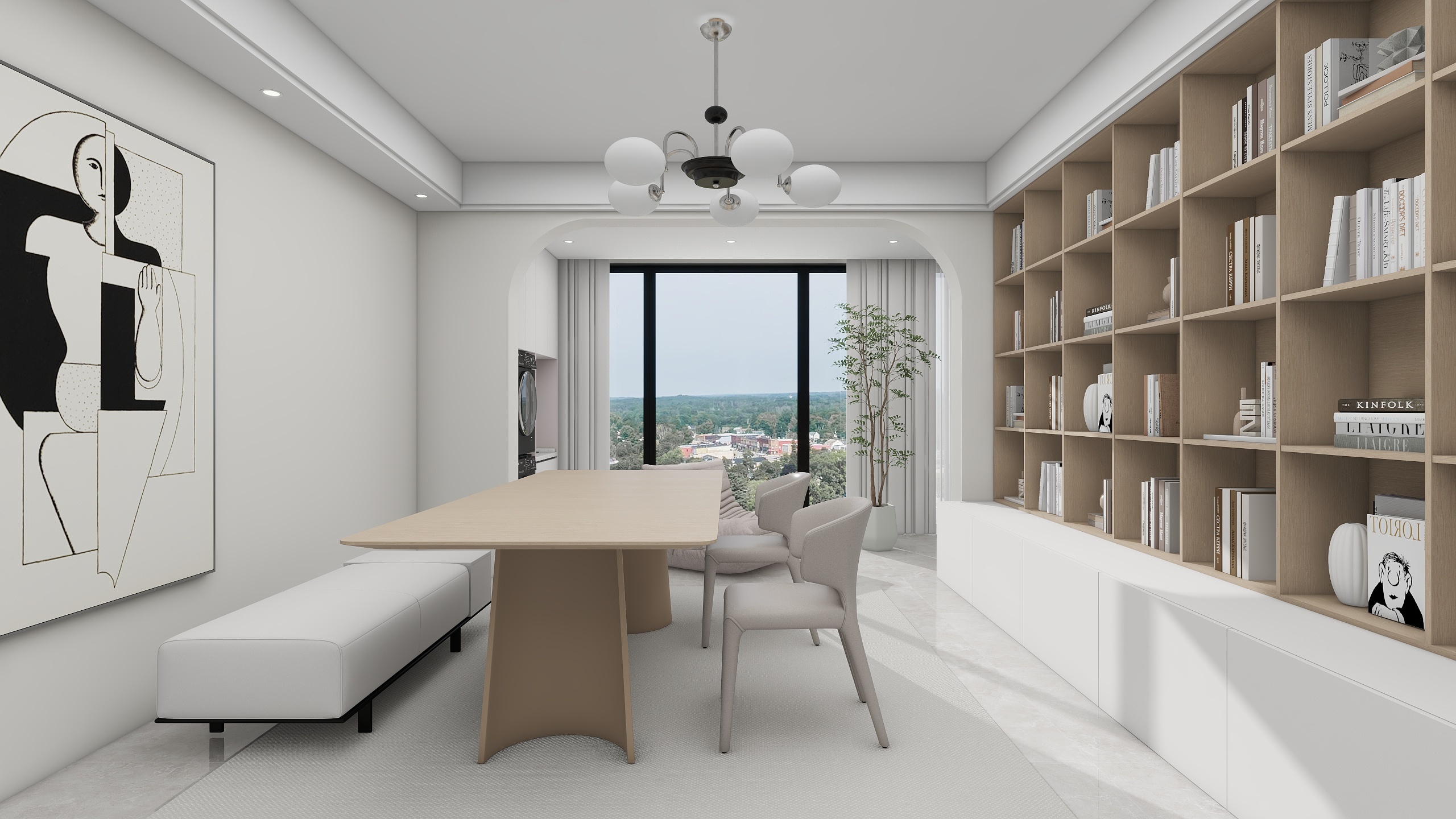 Jerry-空间设计-原木108㎡3室装修效果图