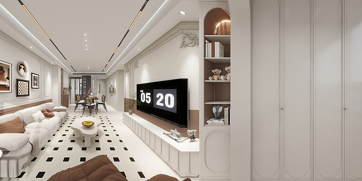 VR全景效果赏析-云盛-水岸人家轻法效果赏析.dwg-装修设计方案