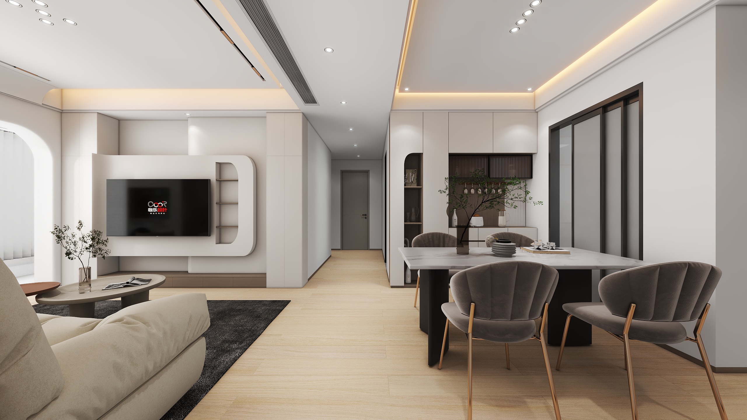 鬼度-红坊里h7奶油风-装修设计方案