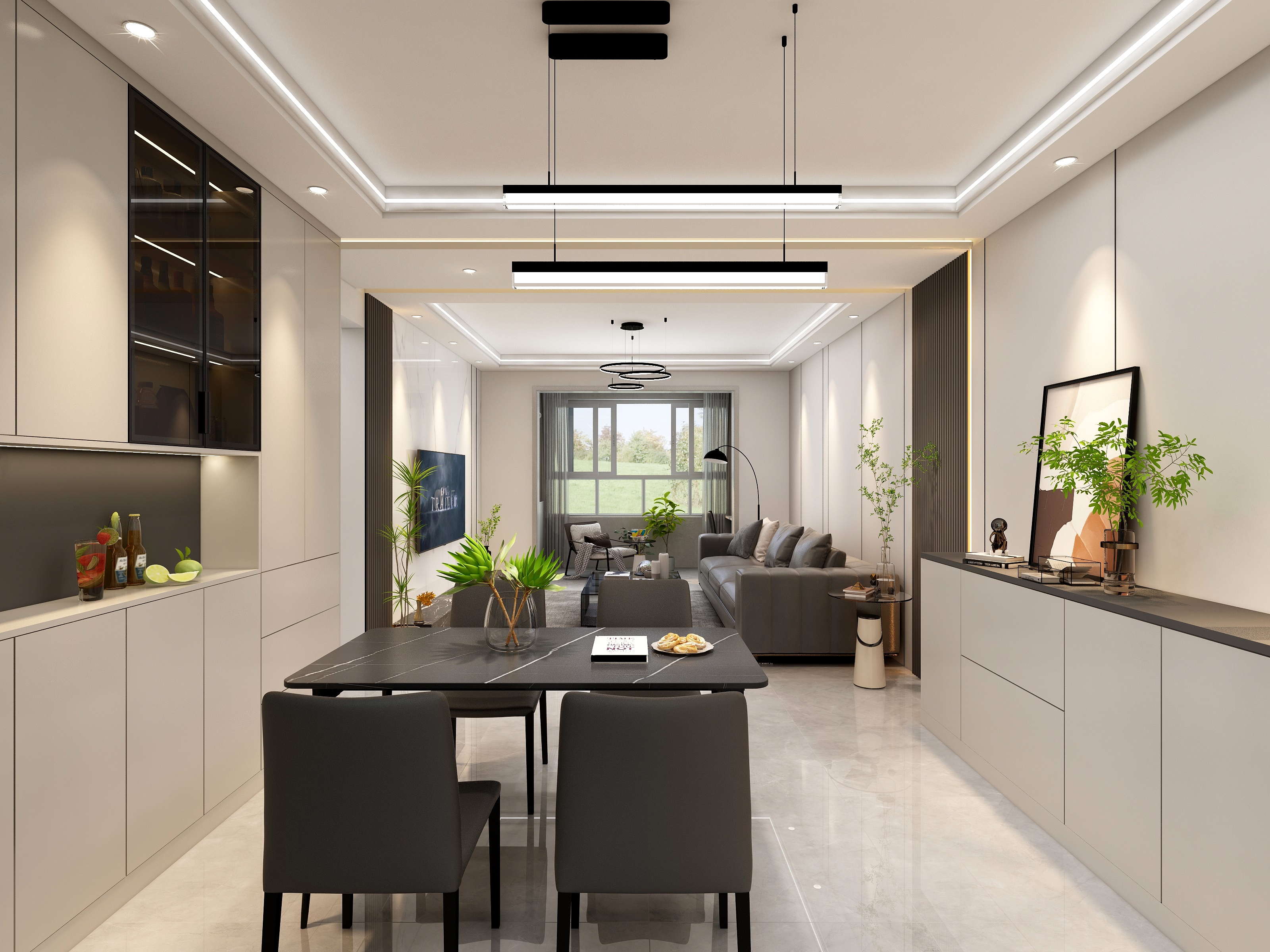 印象空间18093492724-长兴园三期10-2-1004方案三-装修设计方案