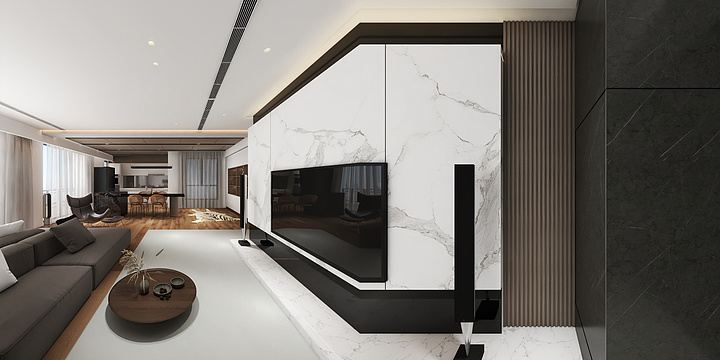 浩海空間製作-<現代>高雄龍騰18F-R宅-S1-装修设计方案