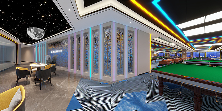 Yao_效果图设计-冠亚星俱乐部-装修设计方案