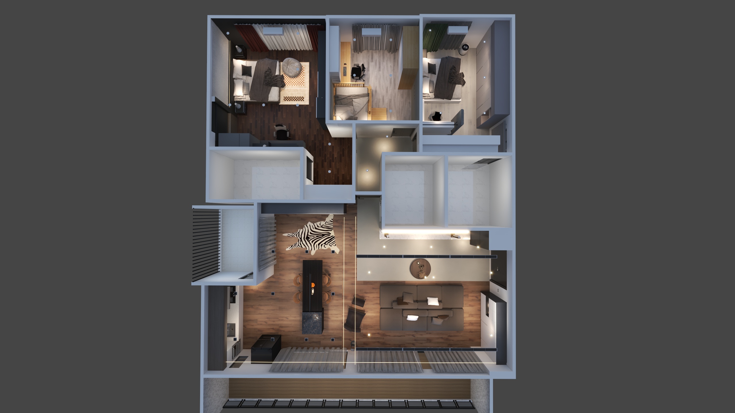 浩海空間製作-<現代>240131高雄龍騰18F-R宅-S2-装修设计方案