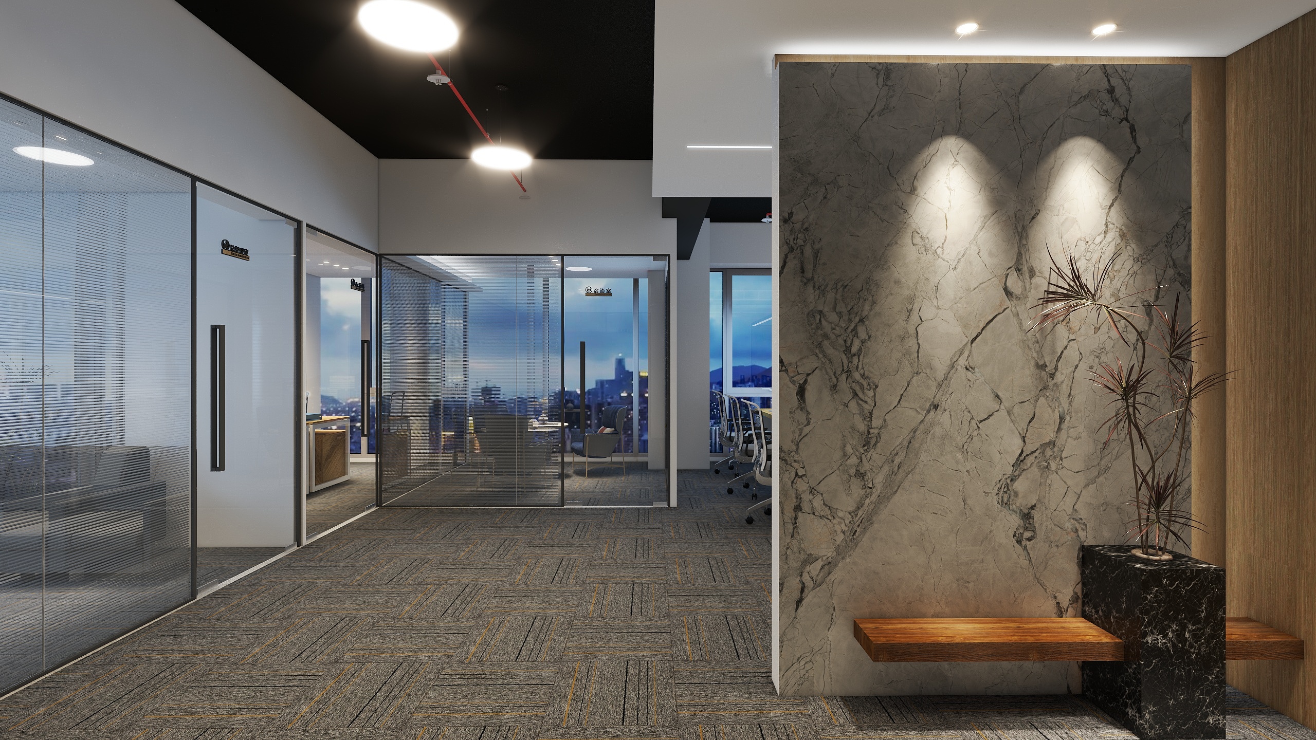 森林人BD4UPS-城市客厅后现代273㎡-装修设计方案