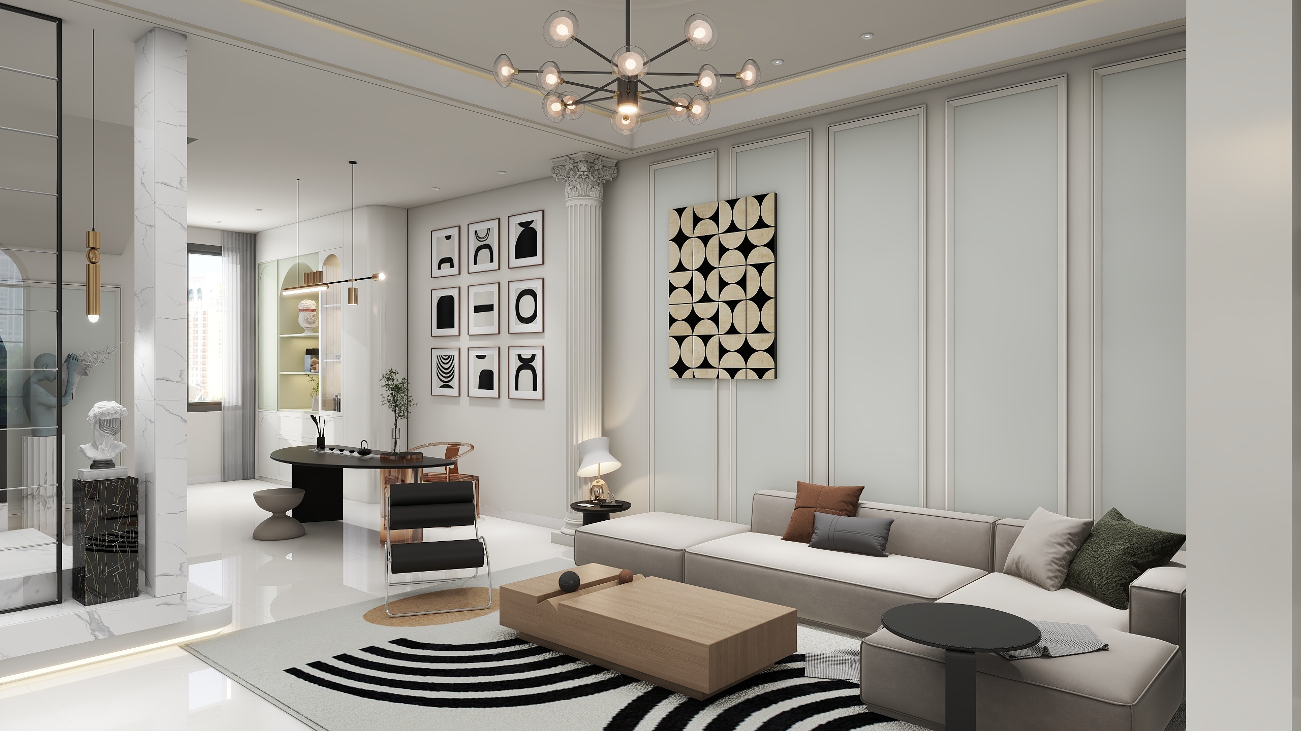 shen深DbPT-现代美式轻奢-装修设计方案