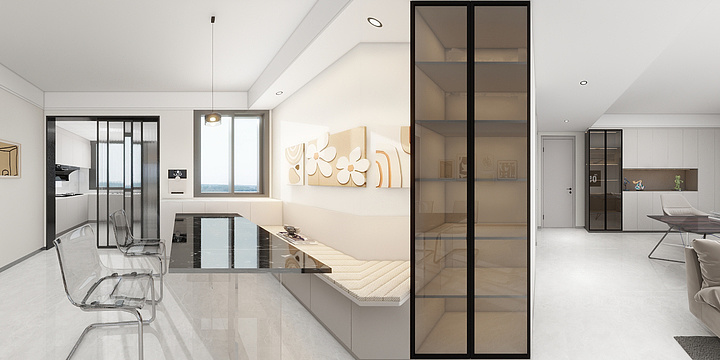 九腾庄经理-春来风华142Y卡座-装修设计方案