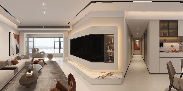 三屹设计蔡镓铠-贵源澜铂湾效果图-装修设计方案