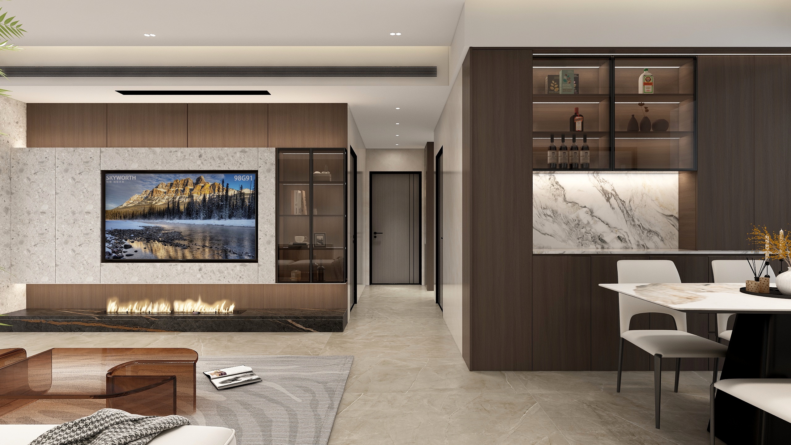 美吉尔设计-明珠半岛-意式125㎡3室-装修设计方案