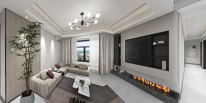 云屿-苏州  中铁誉园   135平-装修设计方案