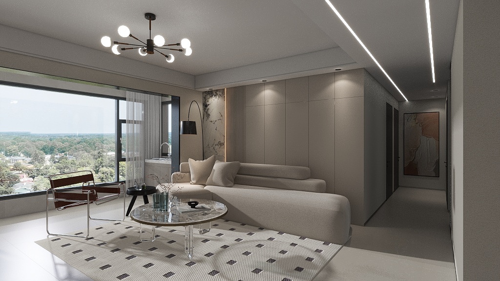 Hi-P设计-天泽府7#2206 现代风-装修设计方案