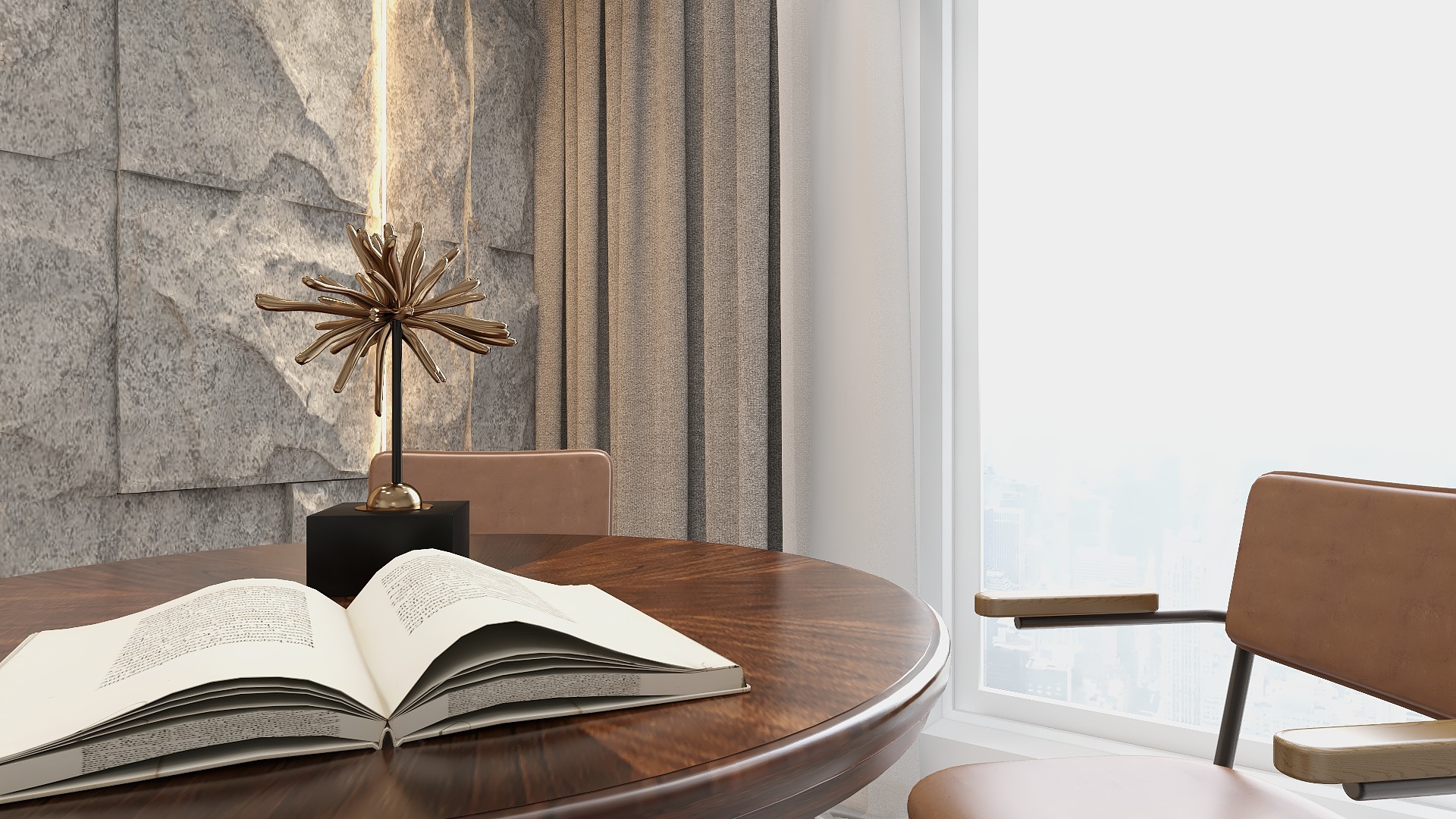 伊娃Design-阅览室-工业风-副本-装修设计方案