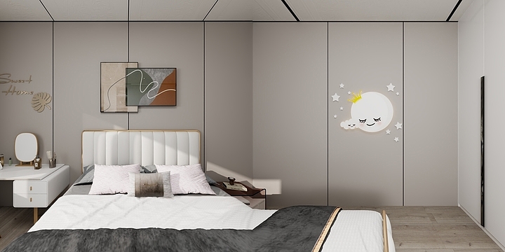 孙鹏程-二楼客厅、主卧、次卧-装修设计方案