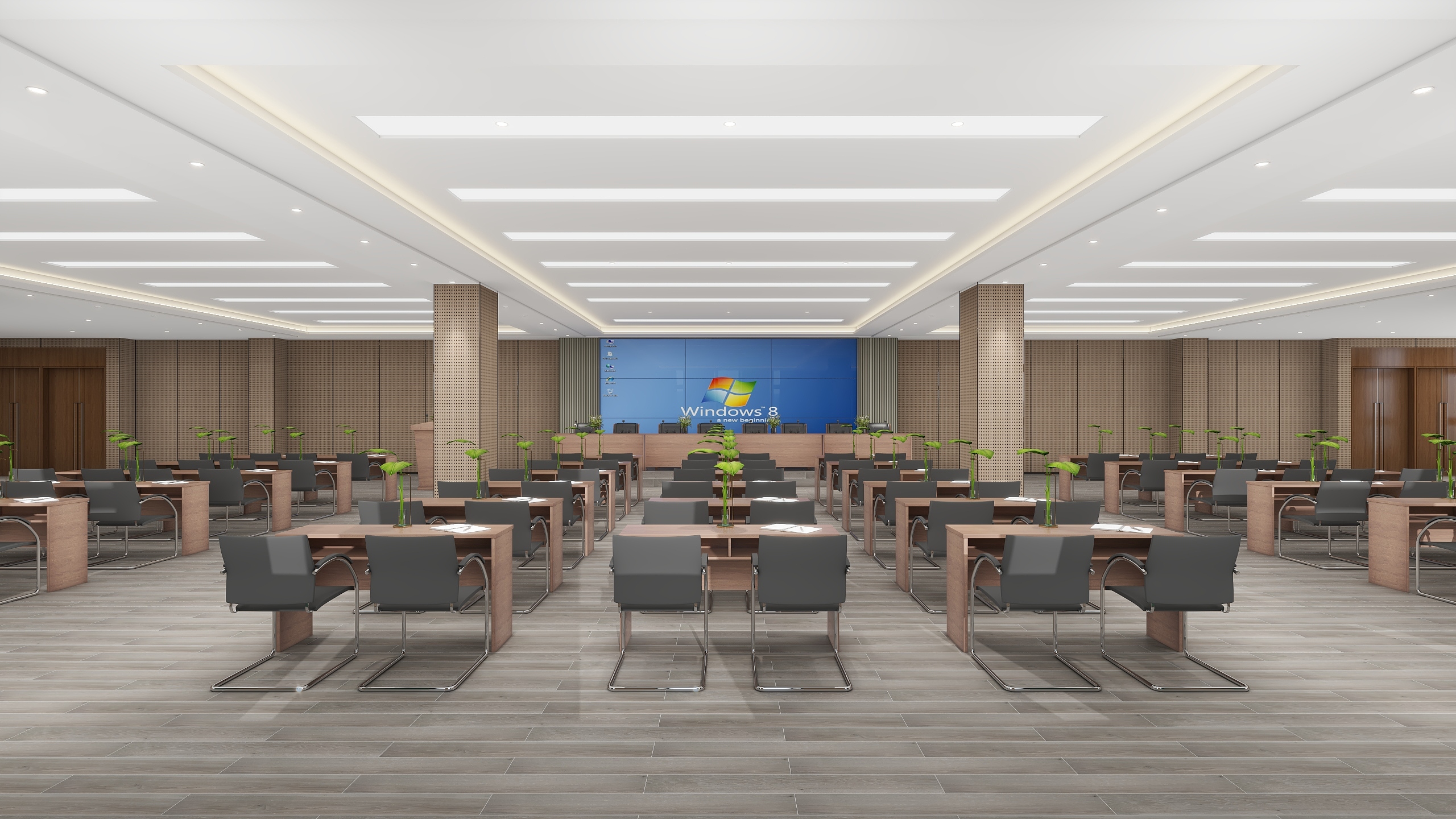 A晴呀-15#楼2楼会议室-装修设计方案