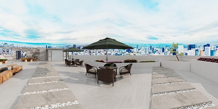 星空之家-山水天城露台-装修设计方案