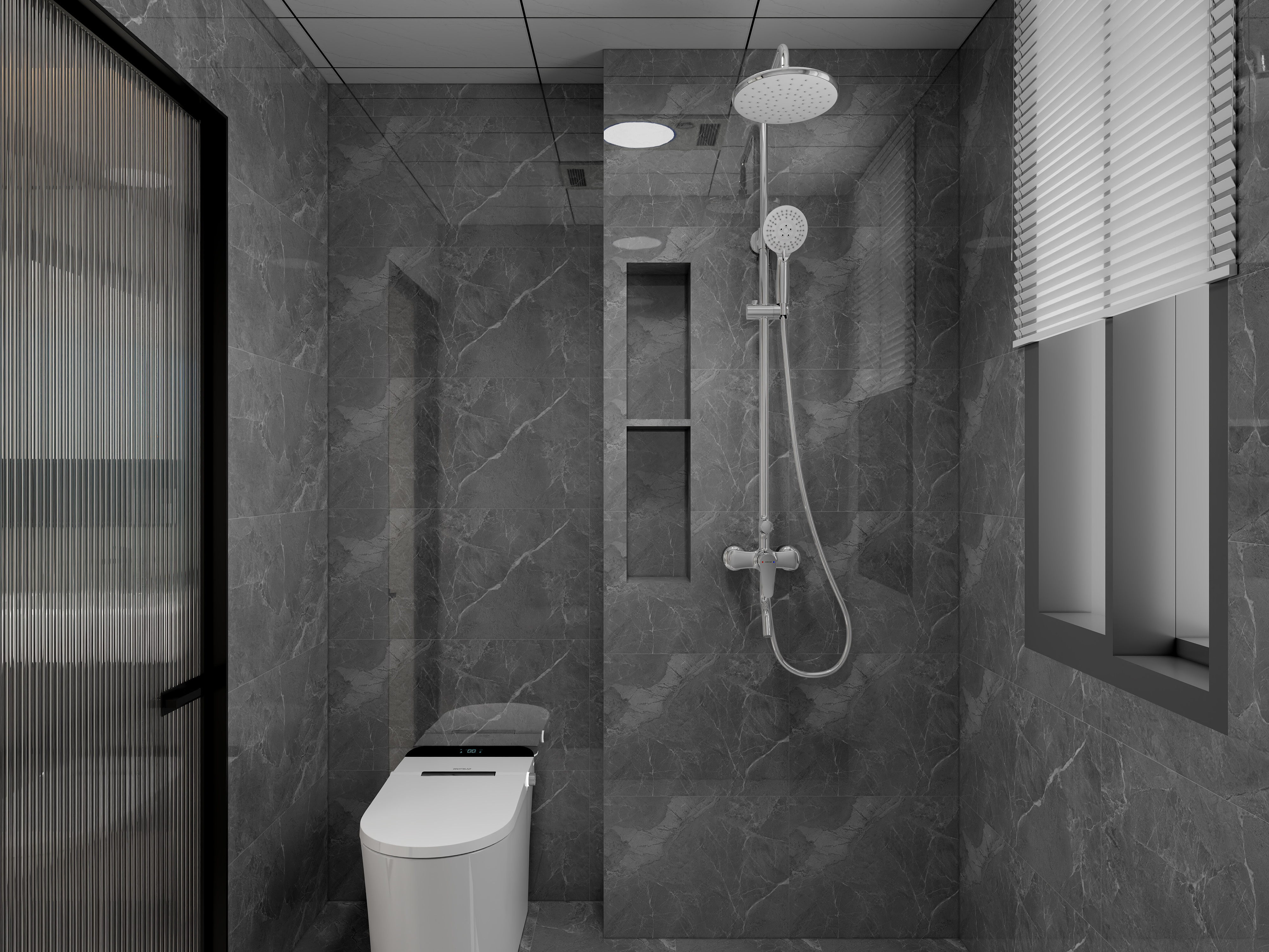 甘肃金昌北创空间设计-国芳3期复式20楼-方案2最终不改门-2-装修设计方案