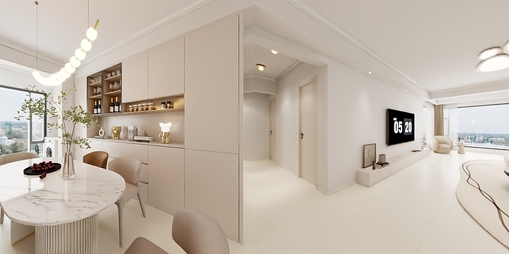 效果图制作33-鹤洲府24-2003-装修设计方案