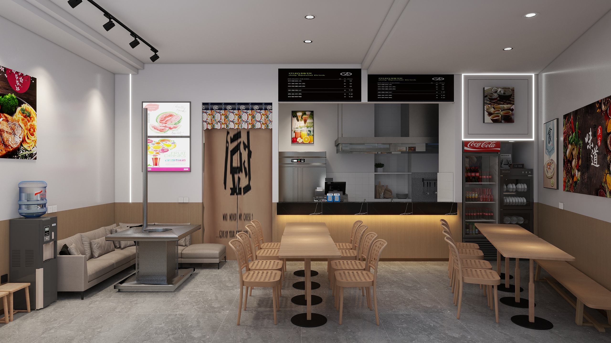 0CHURUI-四十平面馆店面-装修设计方案