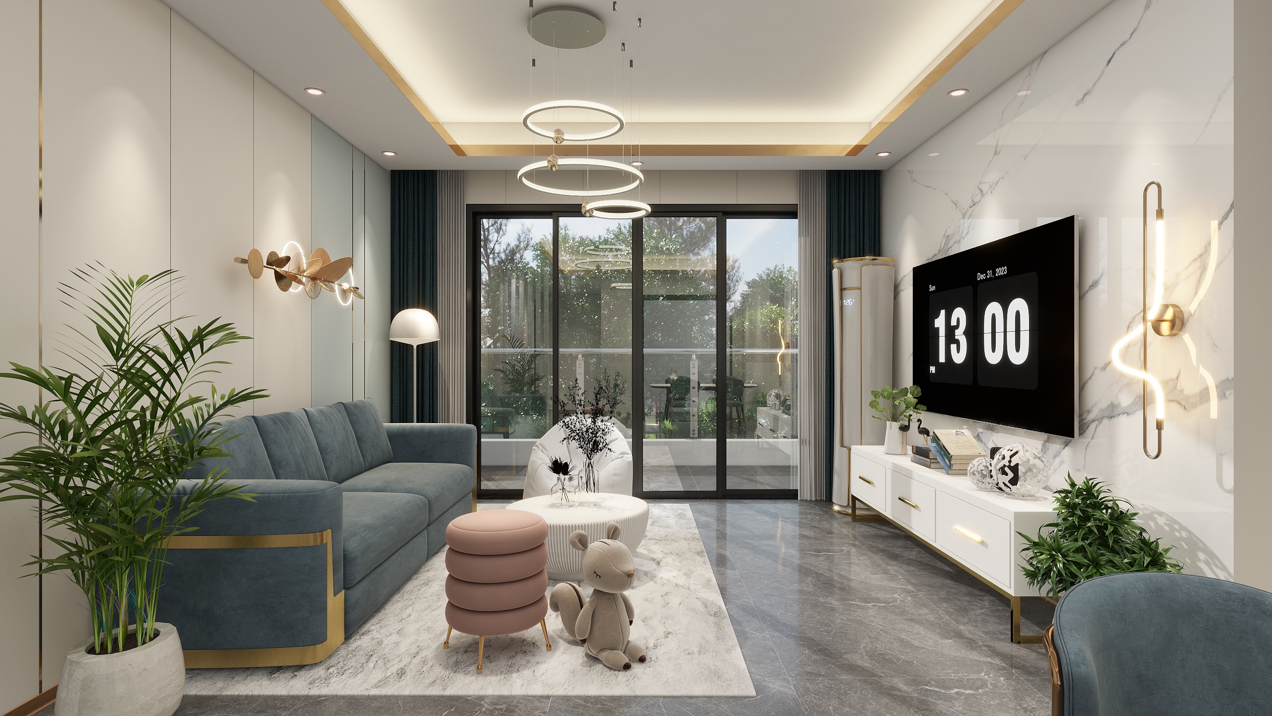 Y海玲-圆通泰02户型-装修设计方案