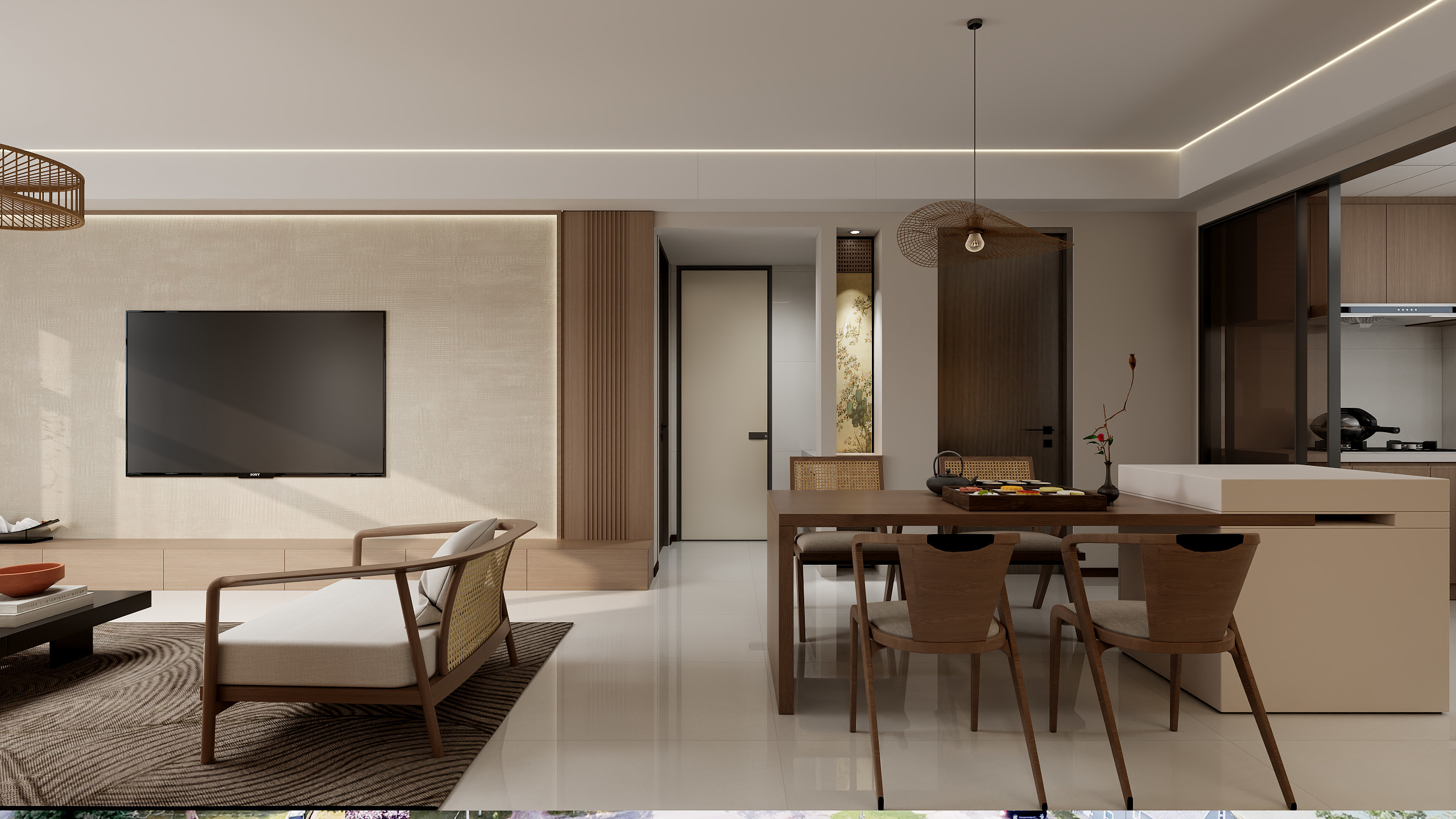 原创设计S-禅意现代-丝路悦府125平米，西户-装修设计方案