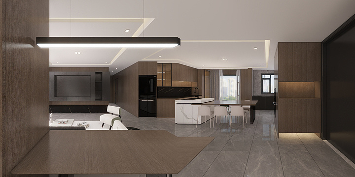 Y装饰设计-时代外滩效果图-装修设计方案