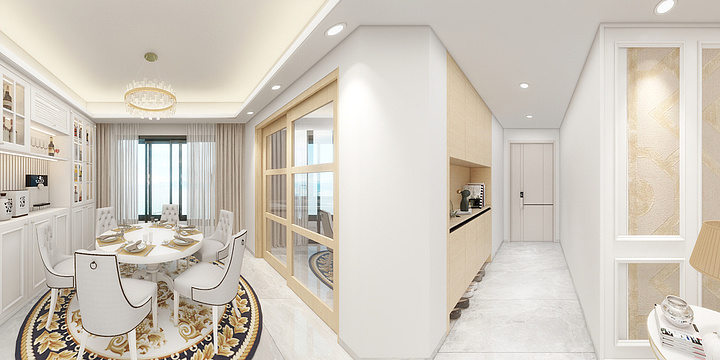 何泉霖-美的云熙府李美女雅居-装修设计方案