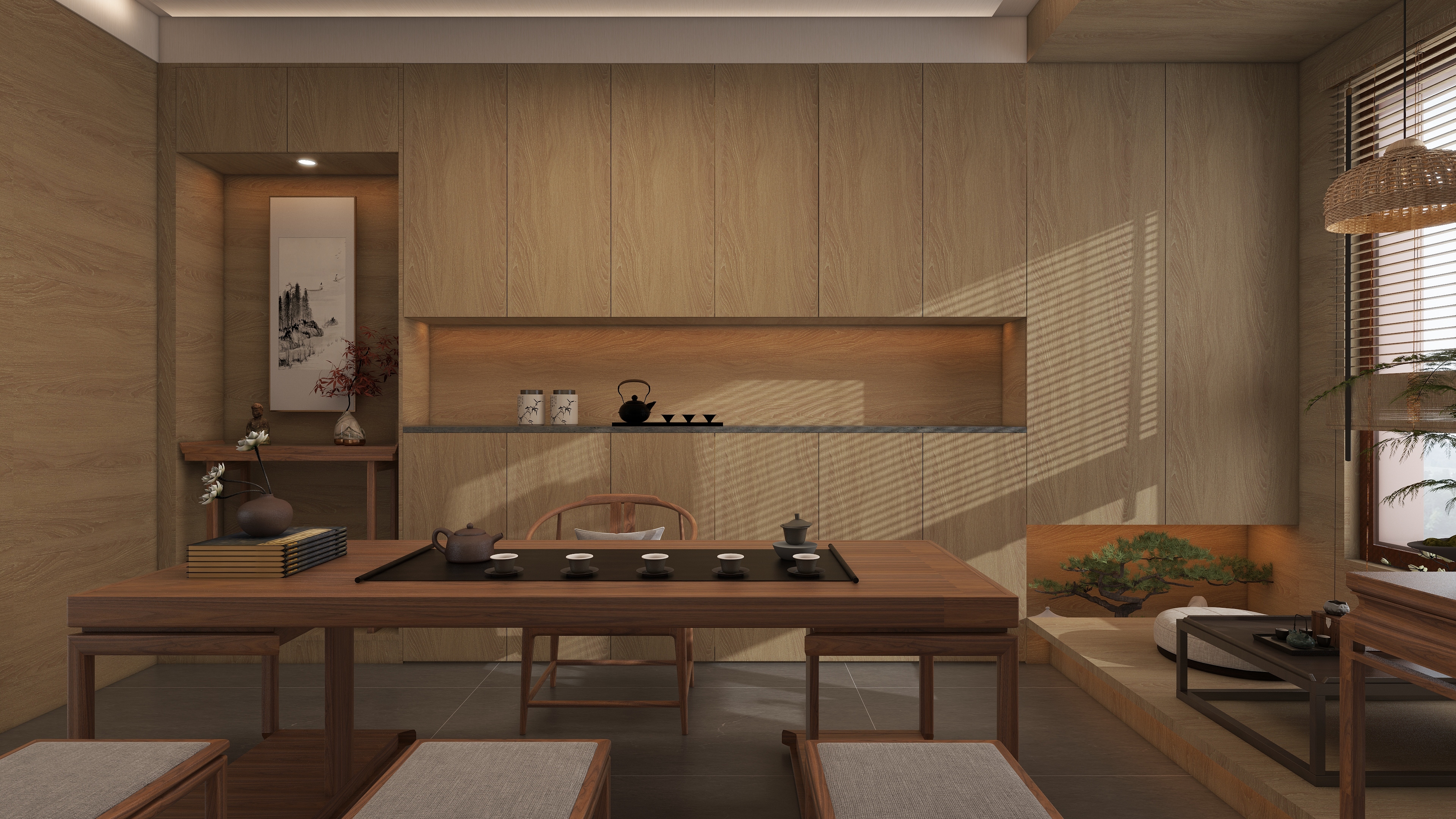 想想想画图-左岸慧晶182㎡4室装修效果图