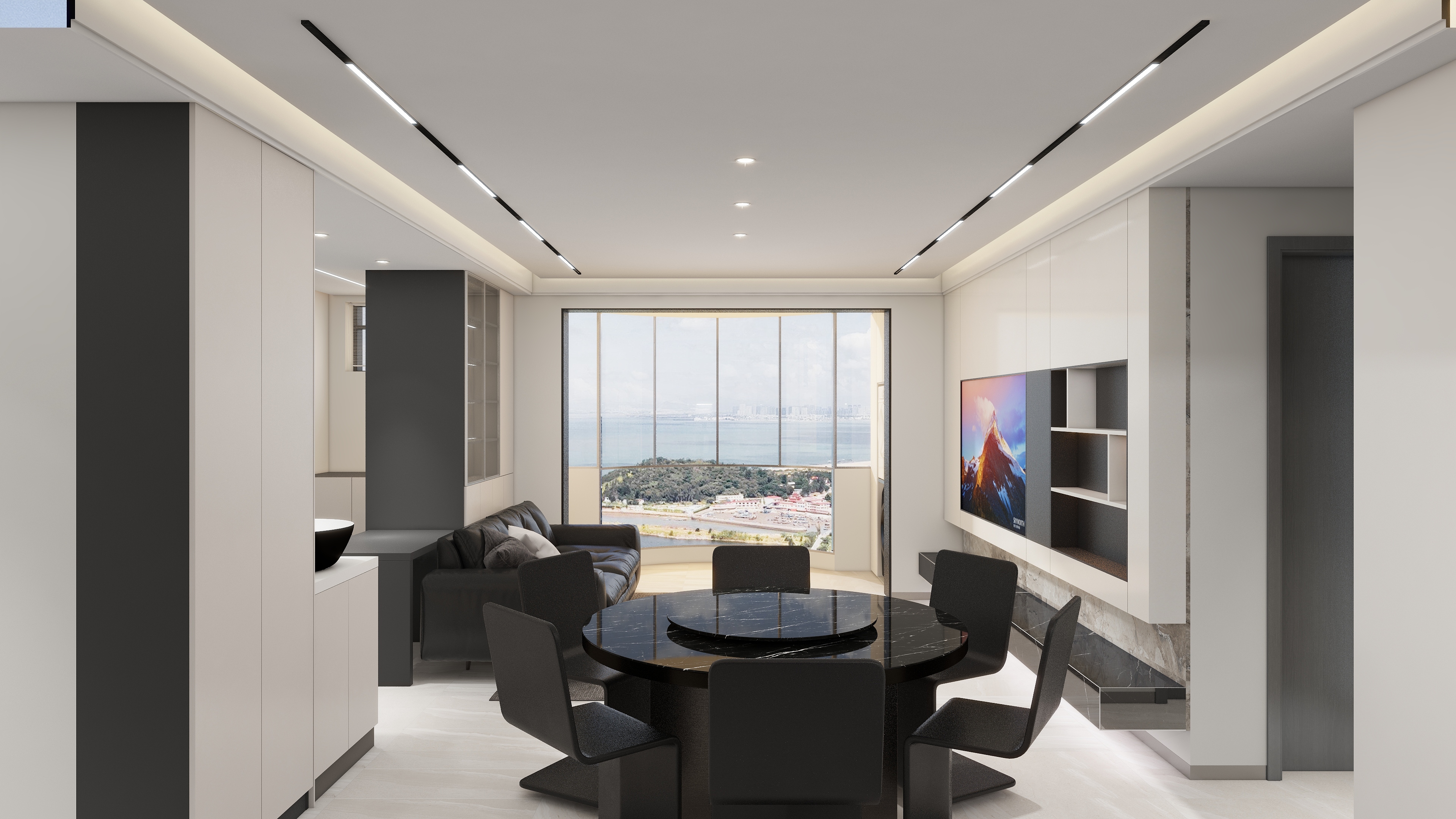 雨design-张杨北路中大雅苑558弄8号801室-装修设计方案