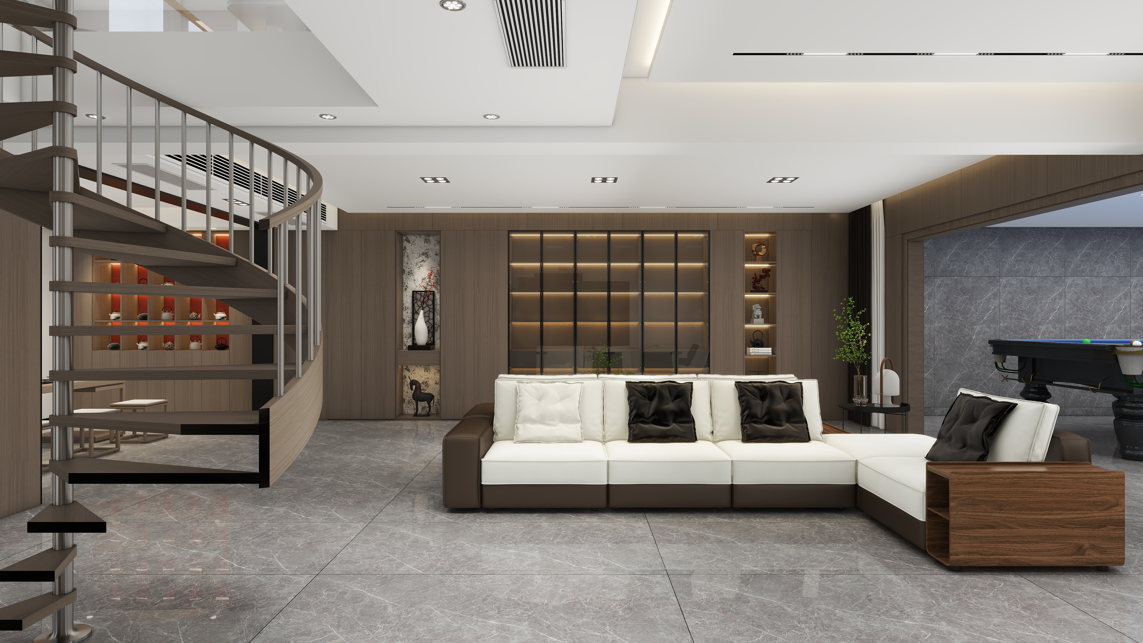 代苗刚-天元壹号院现代中式-装修设计方案