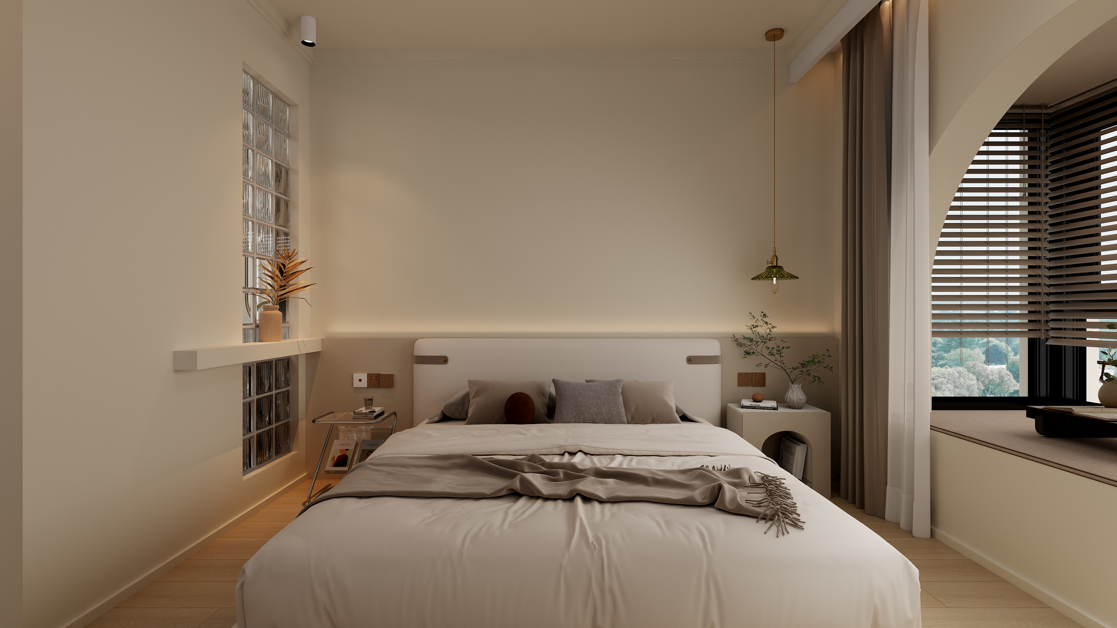 莫M莫-金地美誉国际80平三房两厅-装修设计方案