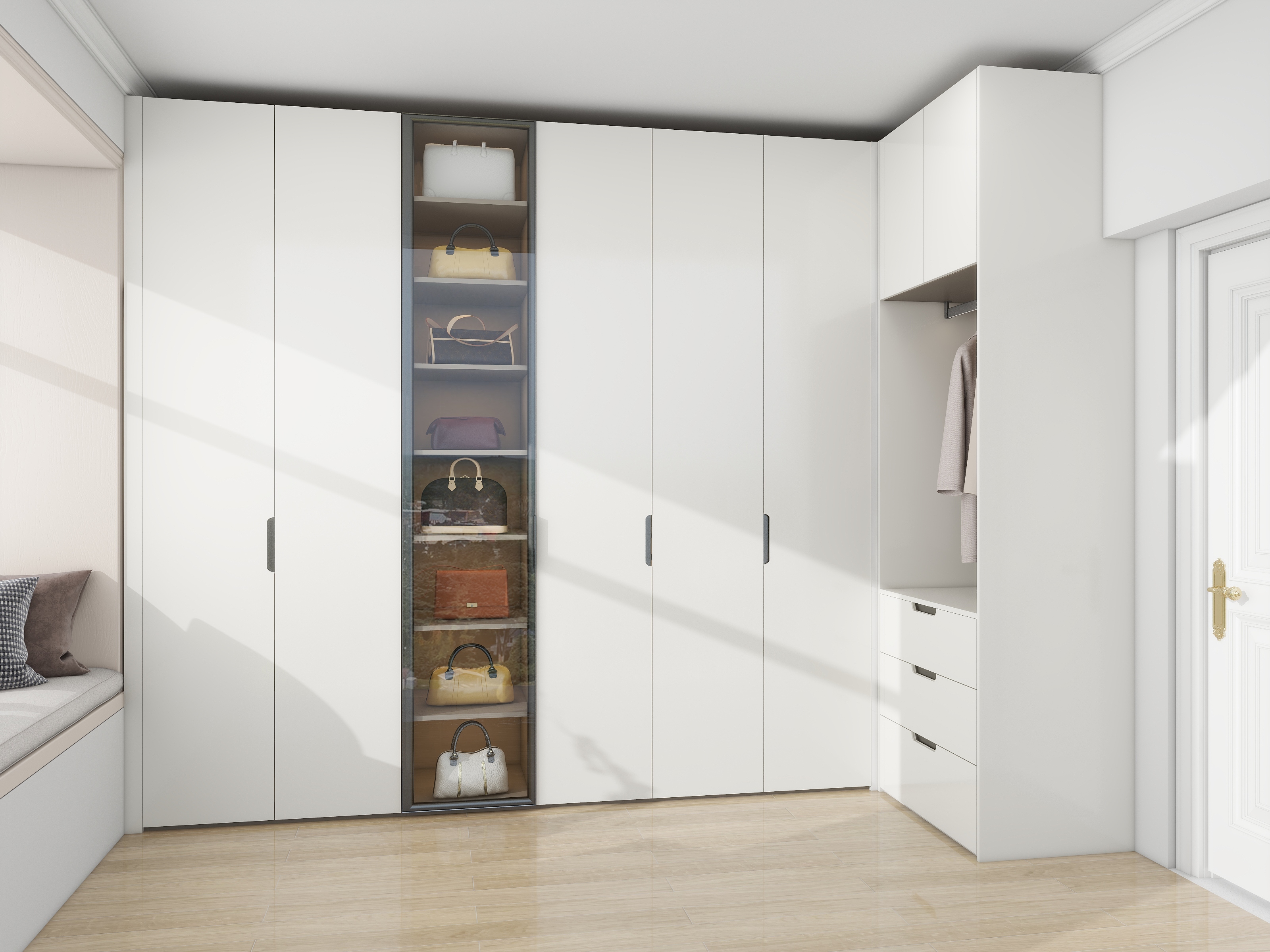 设计师何香宝-衣帽间 jiaojiao-装修设计方案