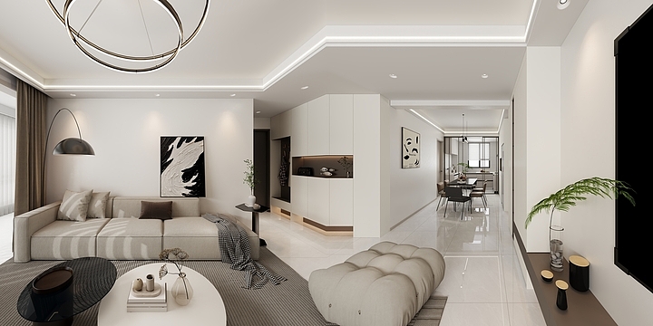 萧老师-效果图设计-越秀水岸-16-2-301-装修设计方案