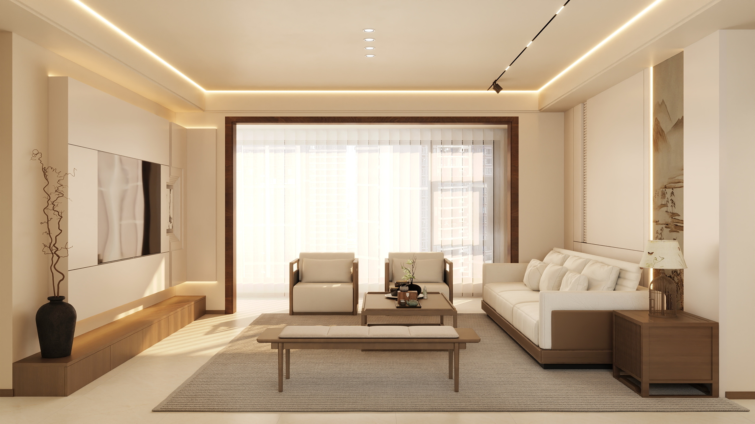 苏苏创新设计-166平米，宋式美学-装修设计方案