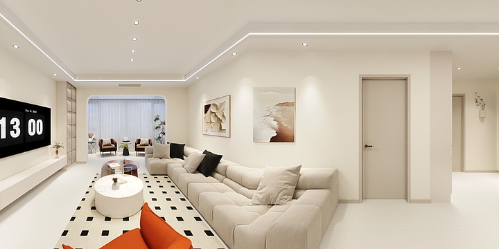 尔凡-碧和苑125.77E户型-装修设计方案