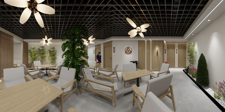 四川巴中巴州店-听语茶楼-装修设计方案