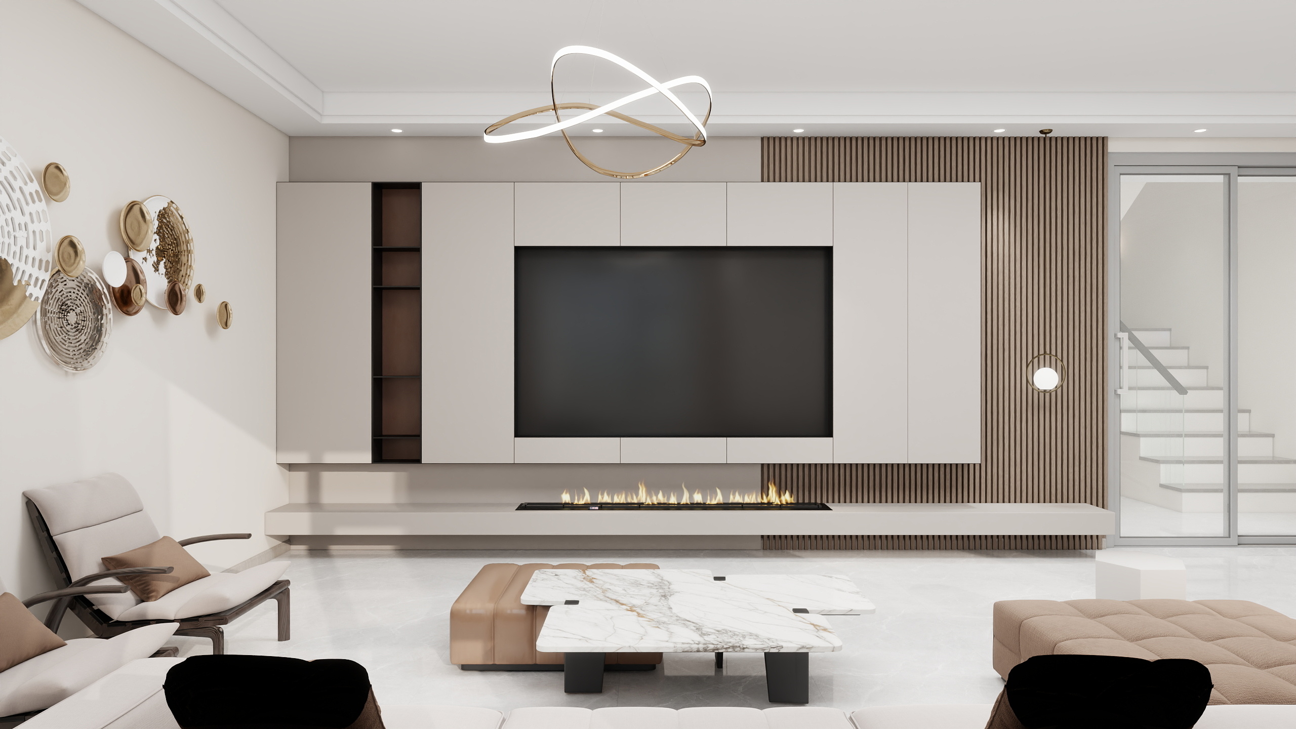 牛牛犇犇-自建房二楼-装修设计方案