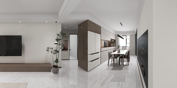 本色-空间设计-翰林学府-装修设计方案