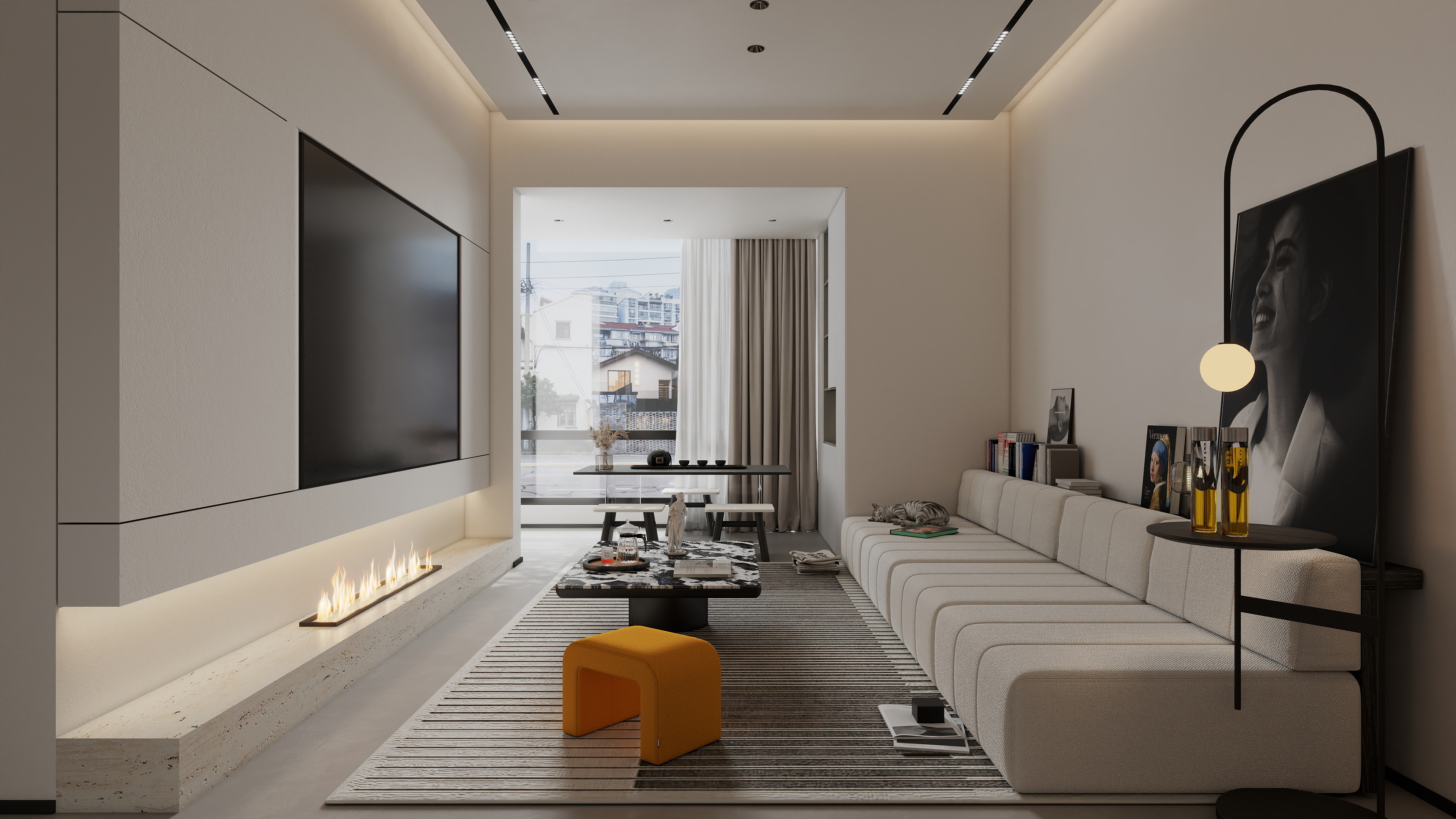 TS33333-江与城105㎡3室-装修设计方案