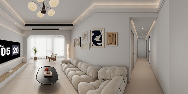 依然篮球-万秀6-03户型-装修设计方案