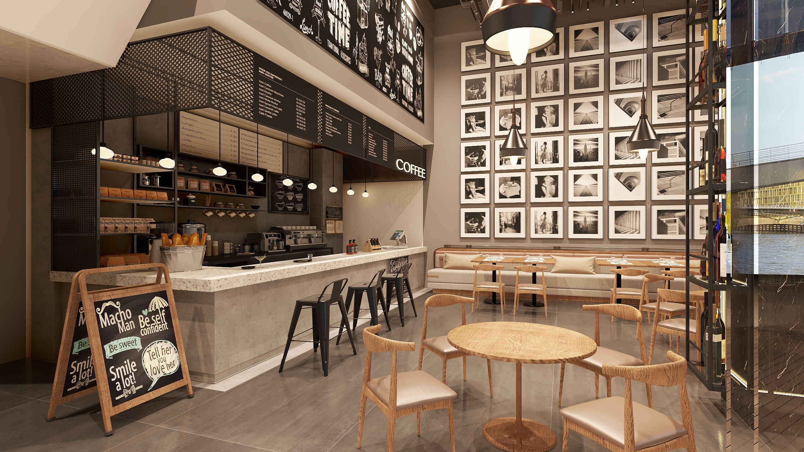 鲲鹏遨游-西餐吧-装修设计方案