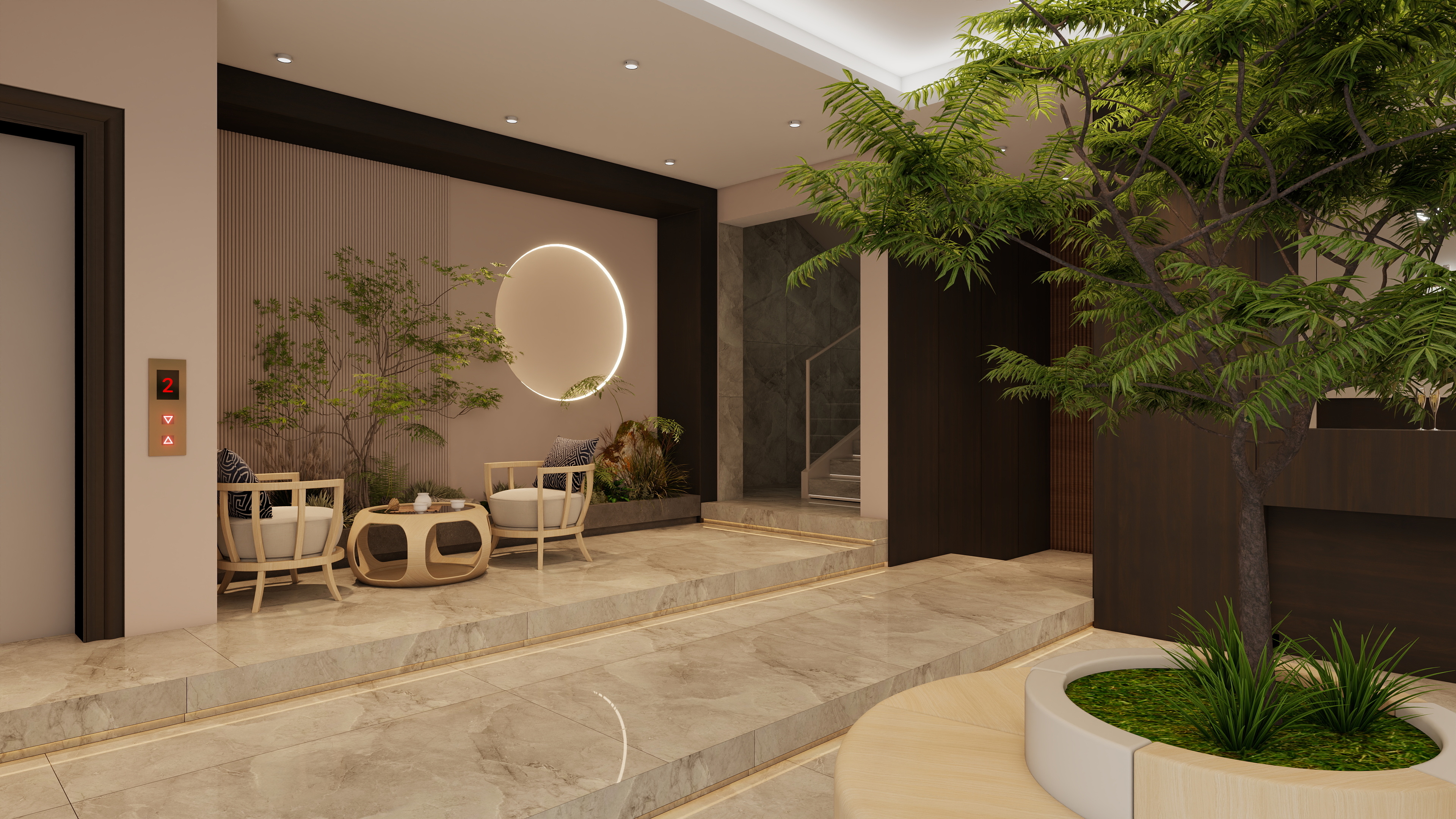 雷超-凯悦宾馆大厅-装修设计方案