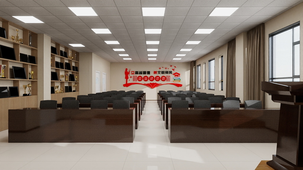 云旗文化-3F多功能会议-装修设计方案