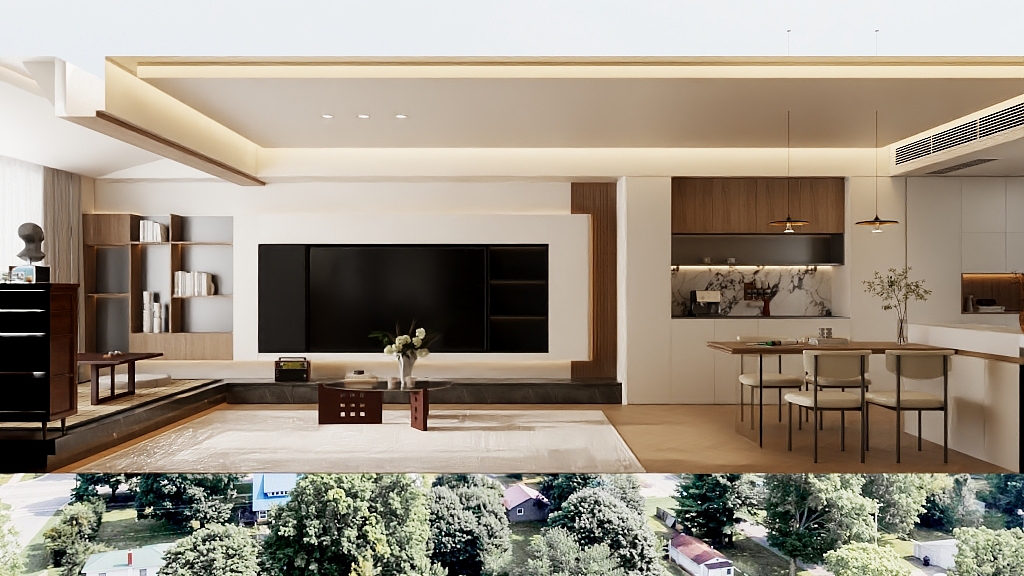 书涵设计工作室3-原木奶油更多方案shgzs67888-副本-装修设计方案