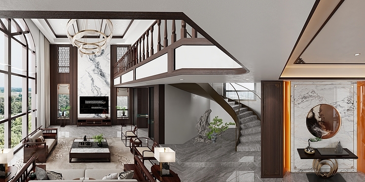 卡诺亚永川门店-黄章-陈食别墅 -聂绍桂-装修设计方案