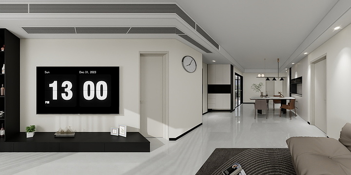 小蒋丨装饰设计-中粮·壹号院 田姐-装修设计方案