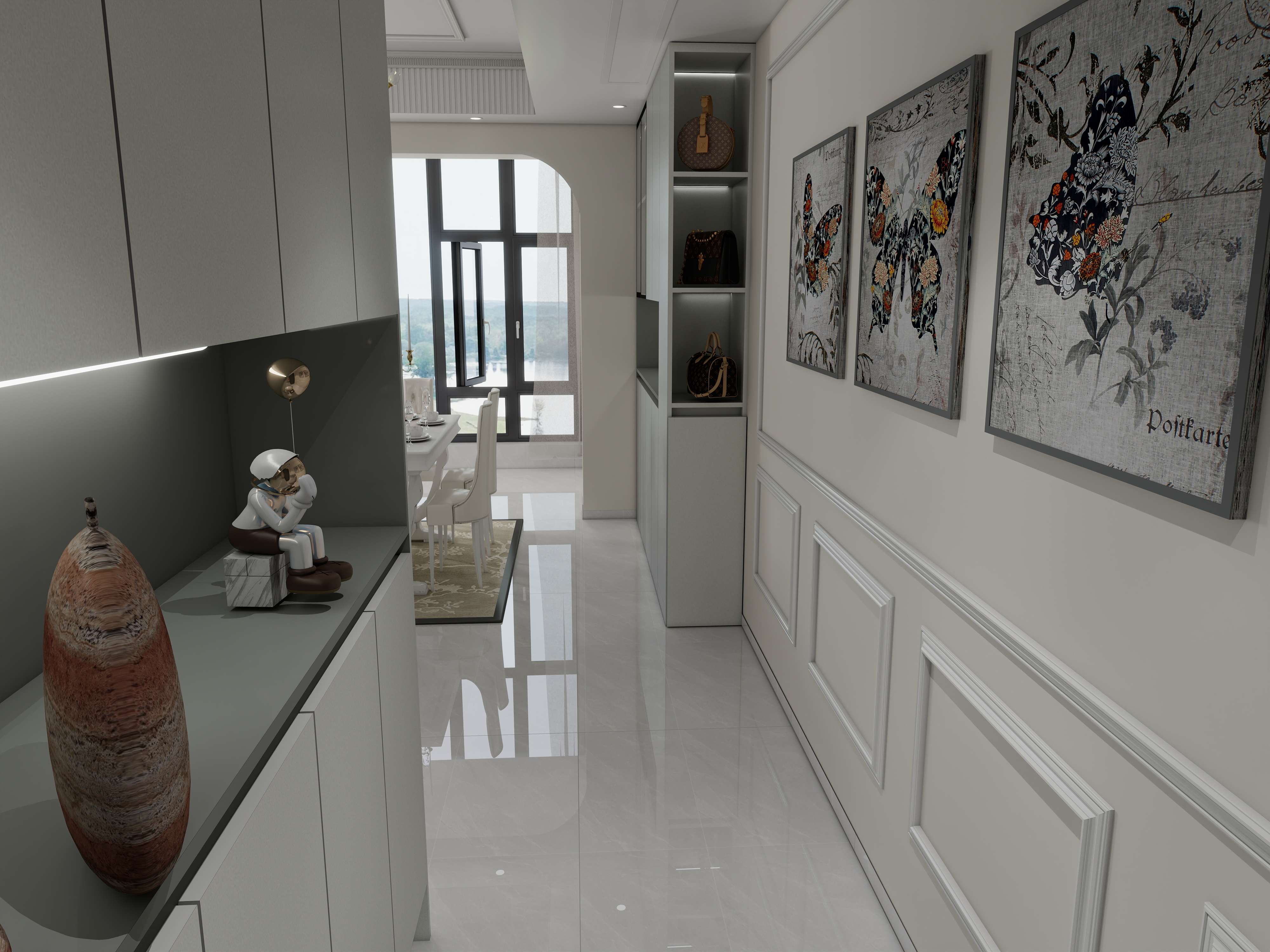 自家室内装饰装修团队-林语横厅套四-装修设计方案