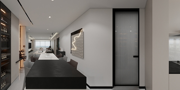 朱茂洋-乐湾国际现代简约方案-装修设计方案