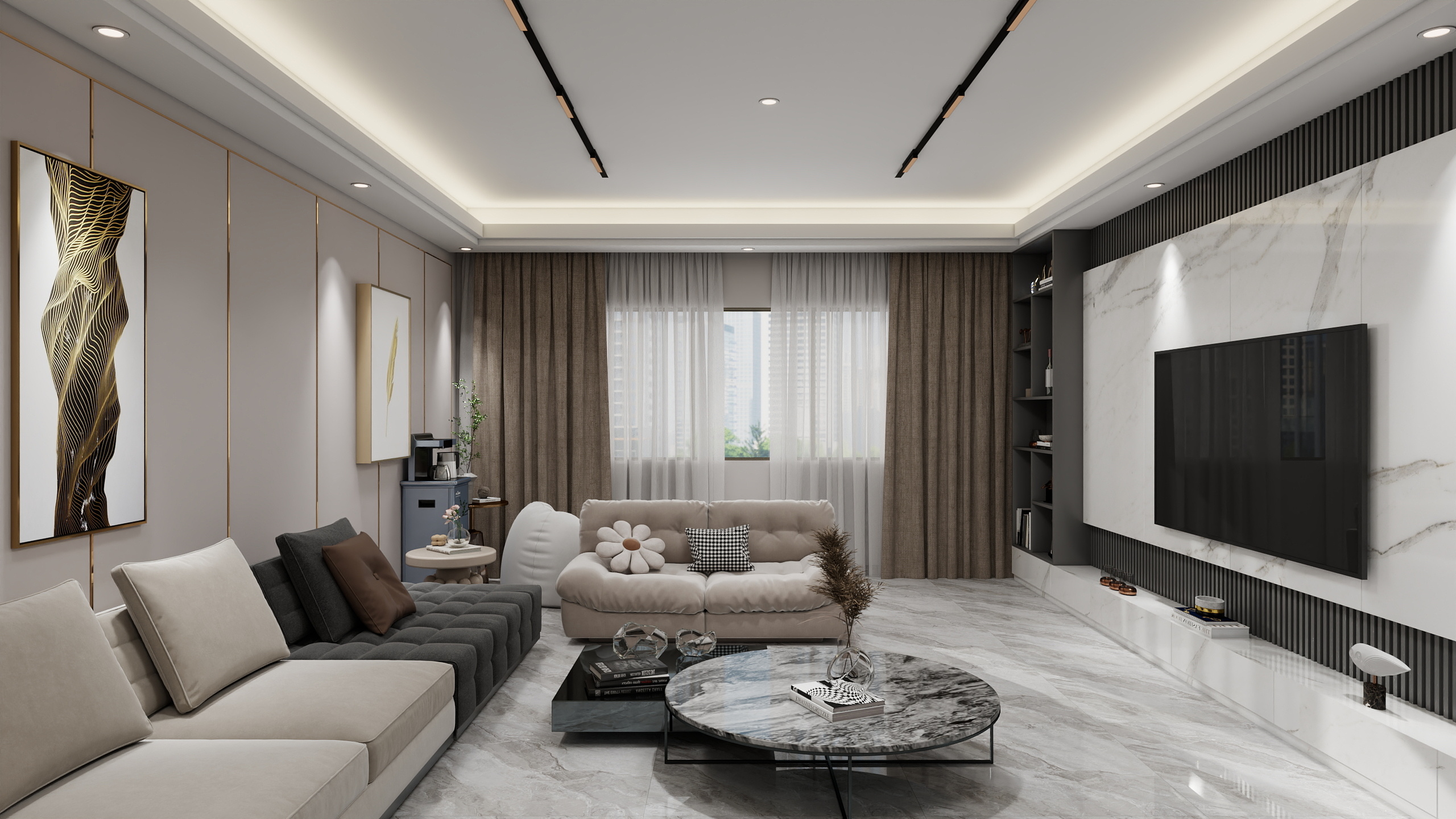 归.GbkB-紫御华庭167㎡4室-装修设计方案