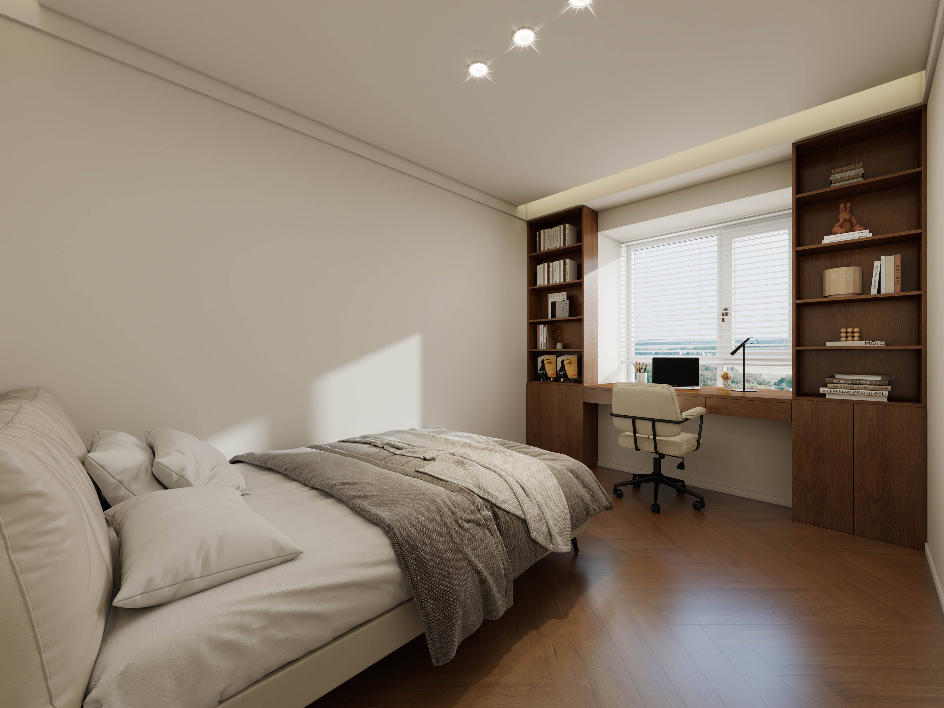 齐殊逸-星海富丽庭--侘寂风装修效果图